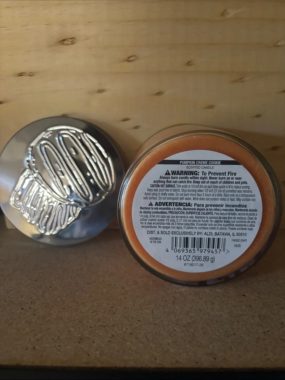 Kirkton House Pumpkin Creme Cookie Scented Candle - Orange